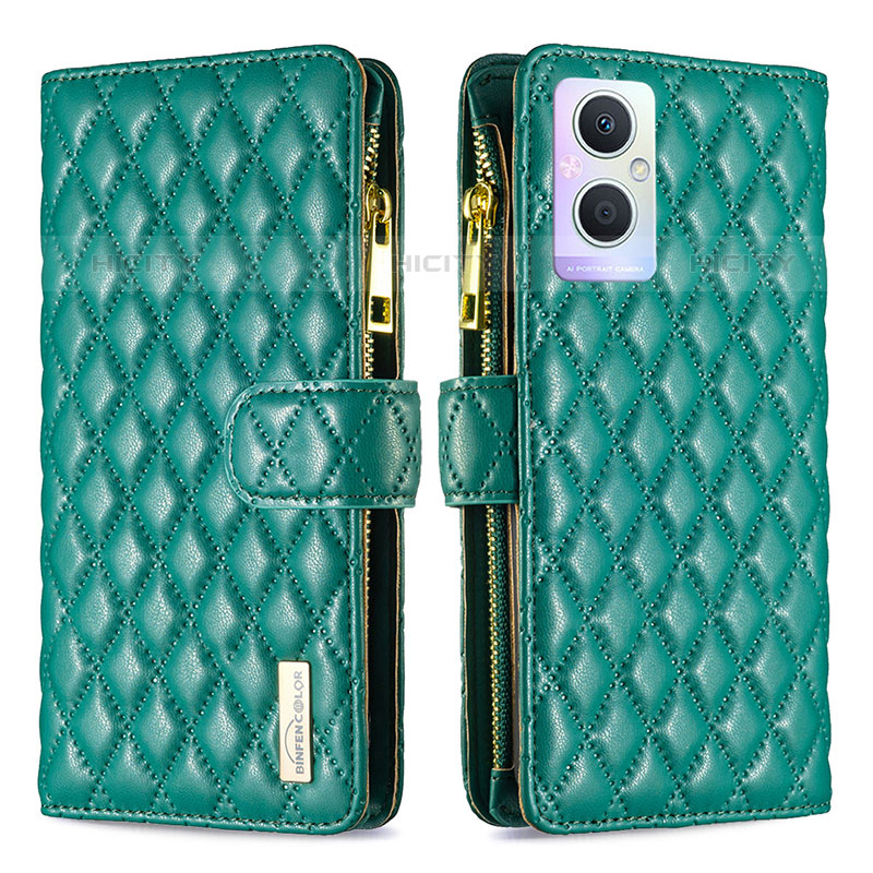 Funda de Cuero Cartera con Soporte Carcasa B12F para Oppo F21 Pro 5G