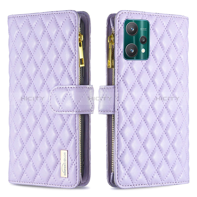 Funda de Cuero Cartera con Soporte Carcasa B12F para Realme 9 Pro 5G