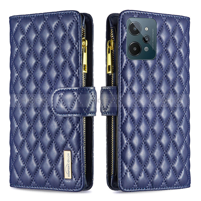 Funda de Cuero Cartera con Soporte Carcasa B12F para Realme C31