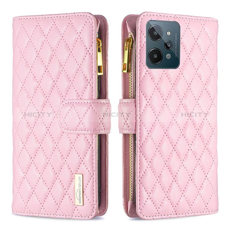 Funda de Cuero Cartera con Soporte Carcasa B12F para Realme C31