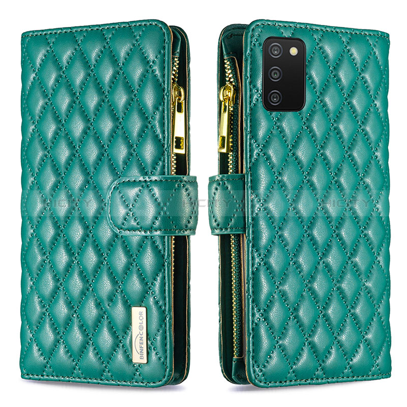 Funda de Cuero Cartera con Soporte Carcasa B12F para Samsung Galaxy A02s