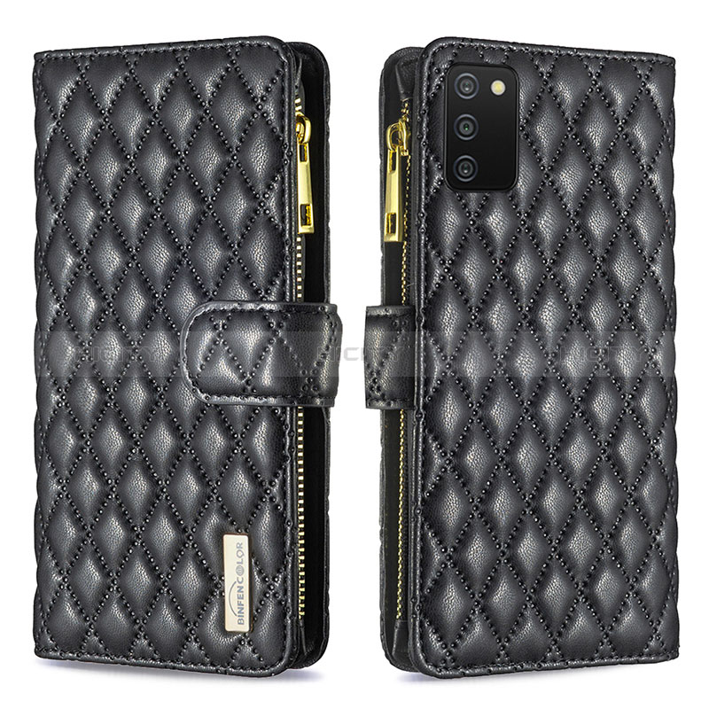 Funda de Cuero Cartera con Soporte Carcasa B12F para Samsung Galaxy A02s