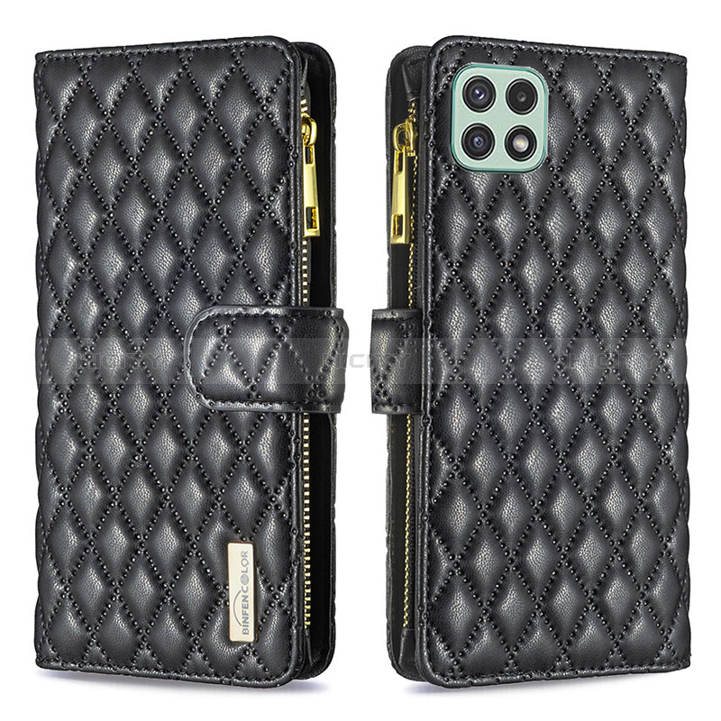 Funda de Cuero Cartera con Soporte Carcasa B12F para Samsung Galaxy A22s 5G