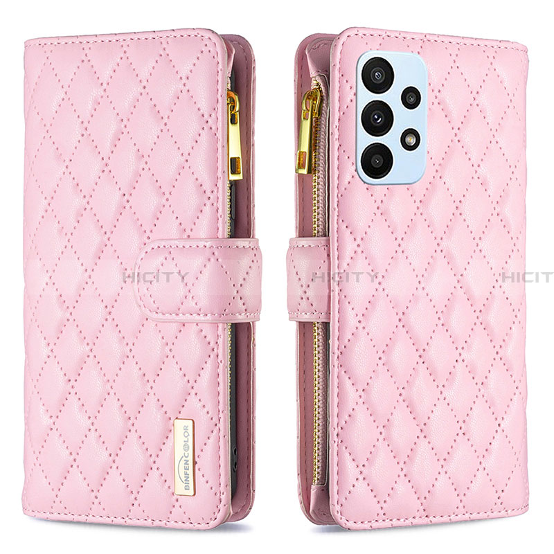 Funda de Cuero Cartera con Soporte Carcasa B12F para Samsung Galaxy A23 4G