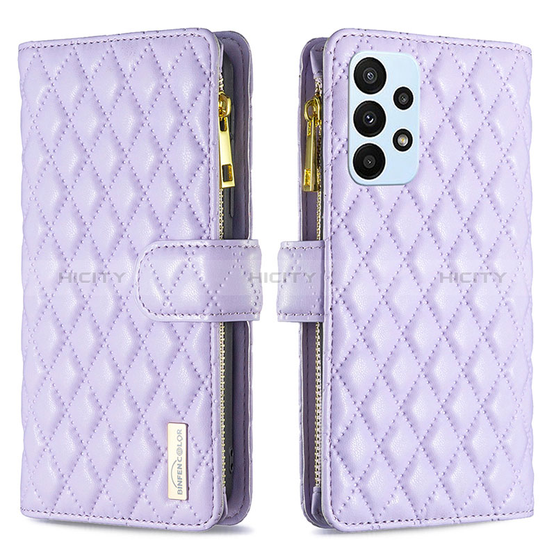 Funda de Cuero Cartera con Soporte Carcasa B12F para Samsung Galaxy A23 5G