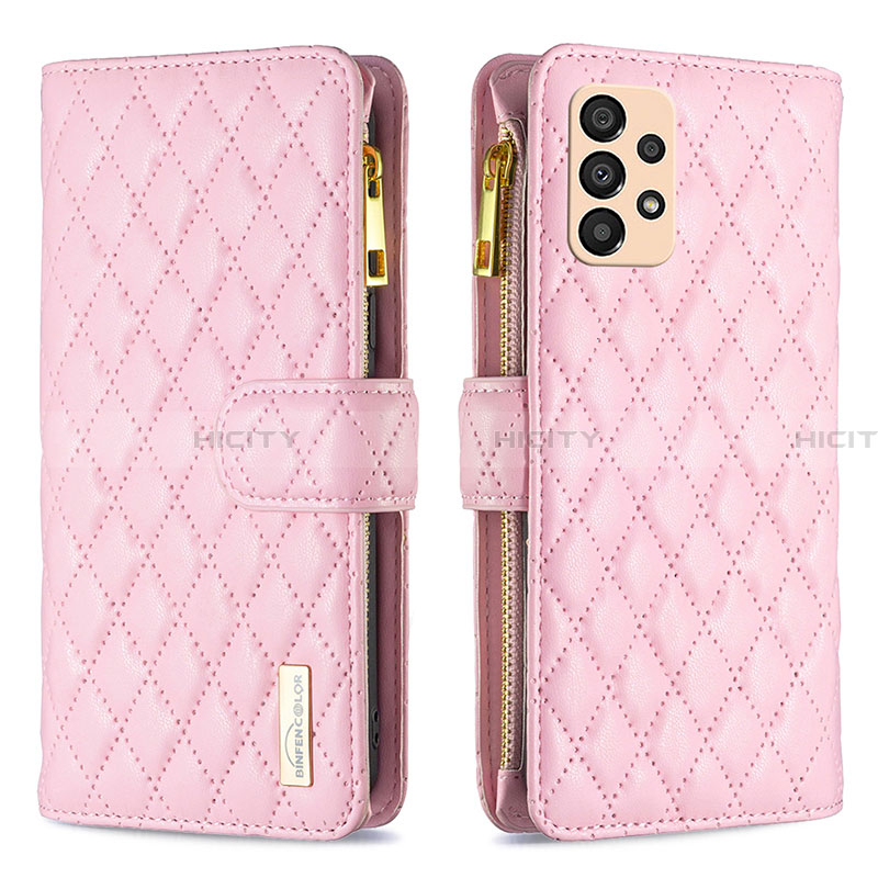 Funda de Cuero Cartera con Soporte Carcasa B12F para Samsung Galaxy A33 5G