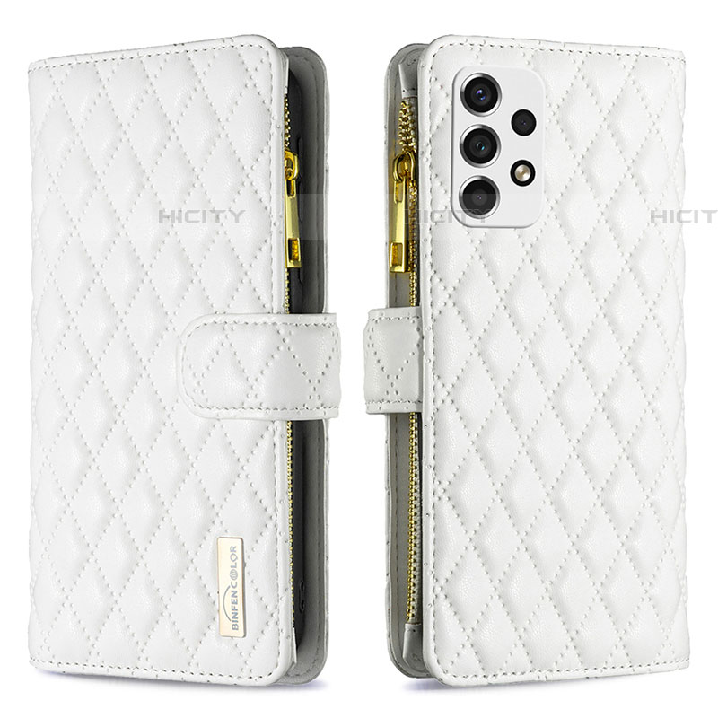 Funda de Cuero Cartera con Soporte Carcasa B12F para Samsung Galaxy A53 5G