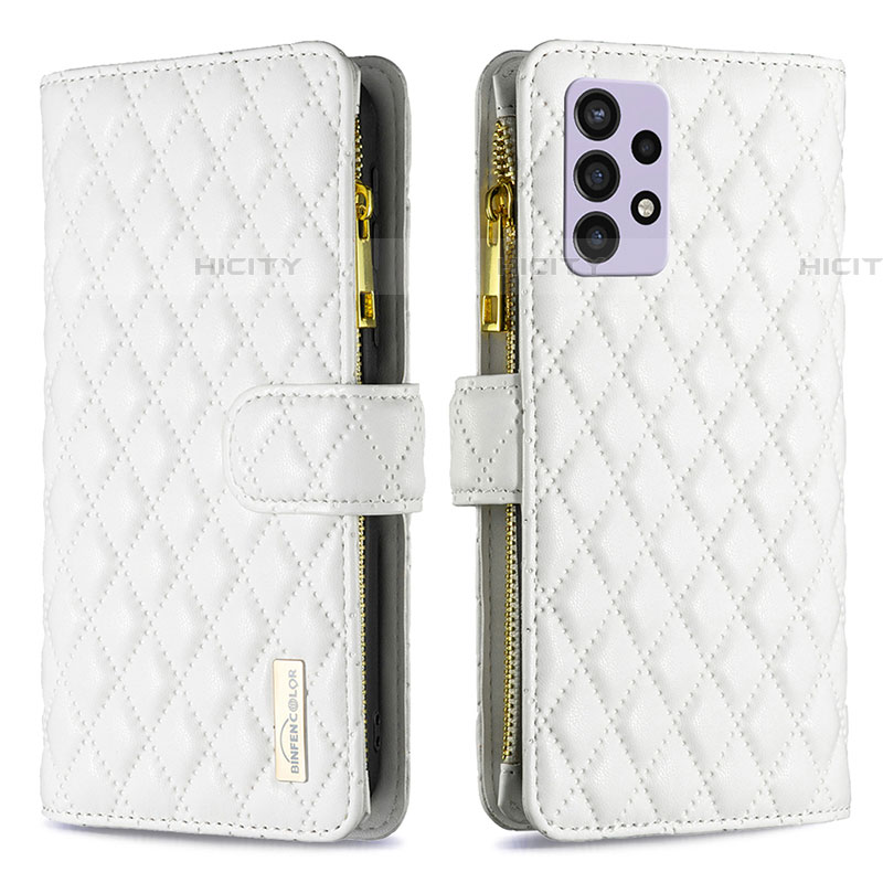 Funda de Cuero Cartera con Soporte Carcasa B12F para Samsung Galaxy A72 4G