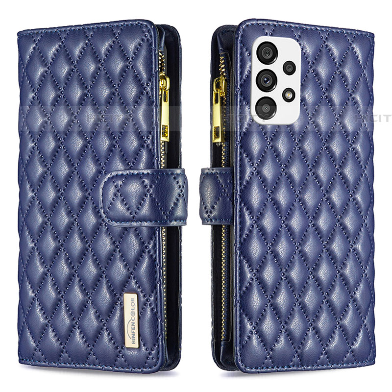 Funda de Cuero Cartera con Soporte Carcasa B12F para Samsung Galaxy A73 5G