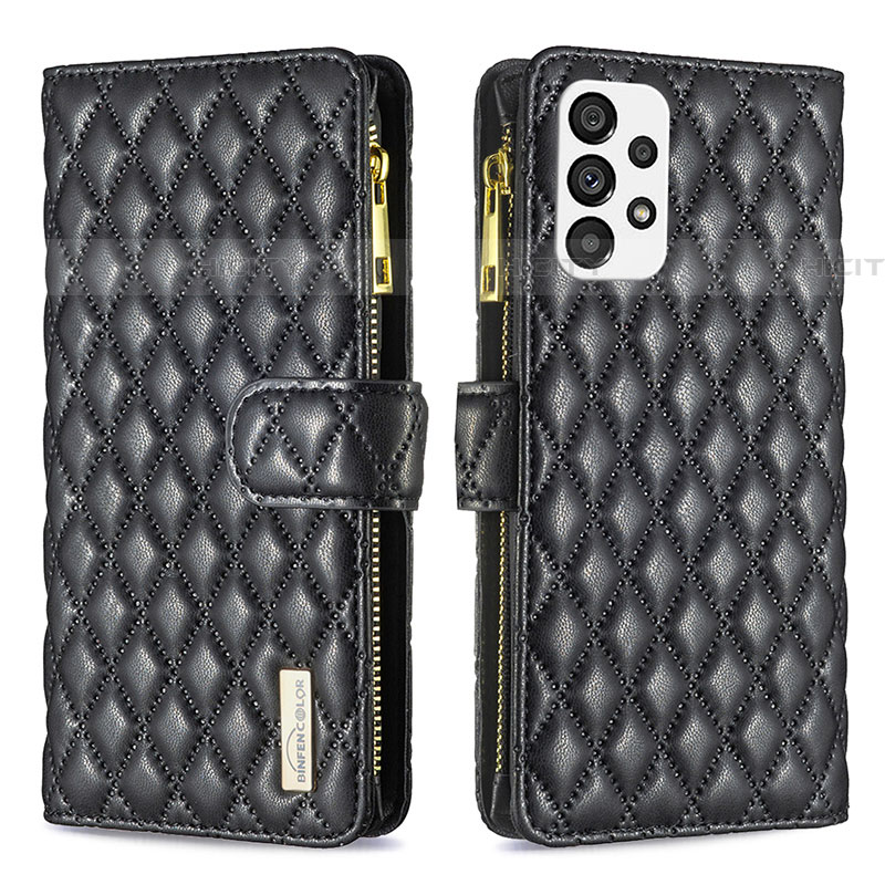 Funda de Cuero Cartera con Soporte Carcasa B12F para Samsung Galaxy A73 5G