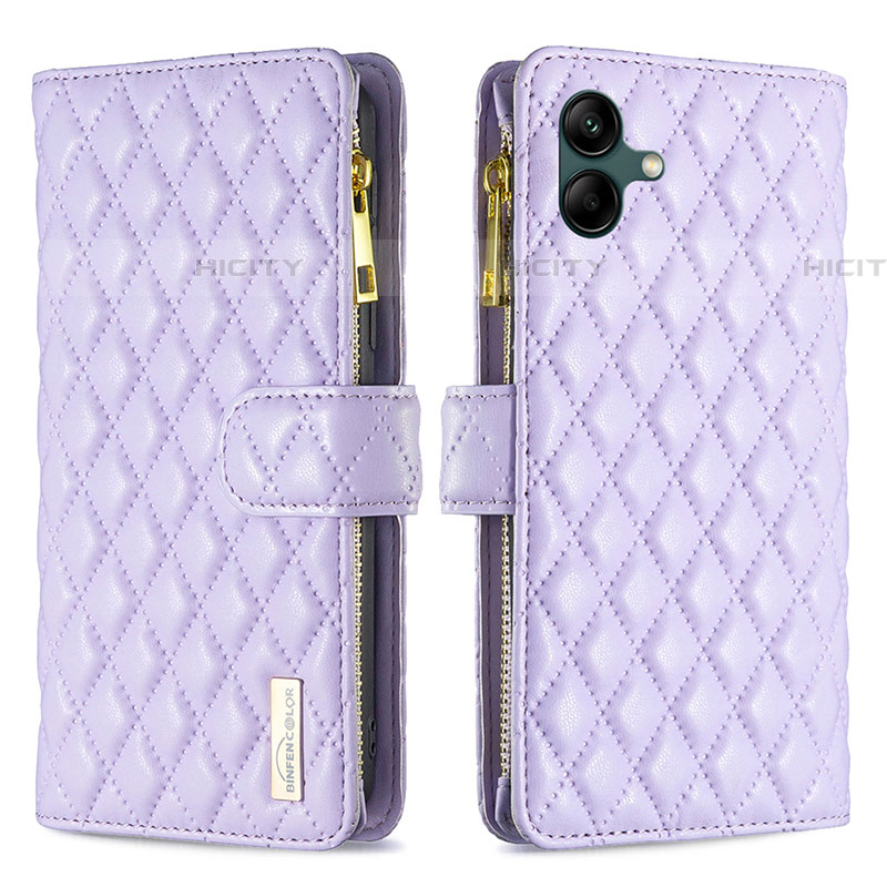 Funda de Cuero Cartera con Soporte Carcasa B12F para Samsung Galaxy F04