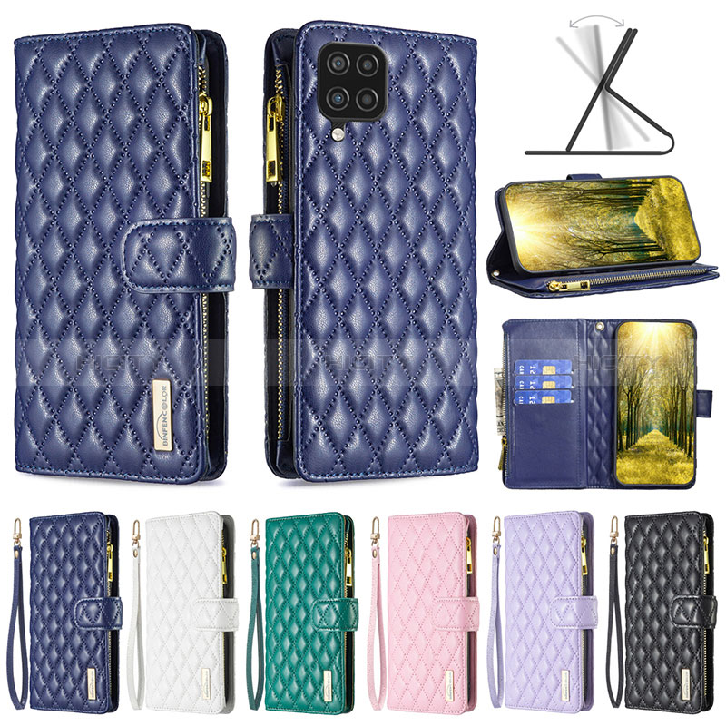 Funda de Cuero Cartera con Soporte Carcasa B12F para Samsung Galaxy F12