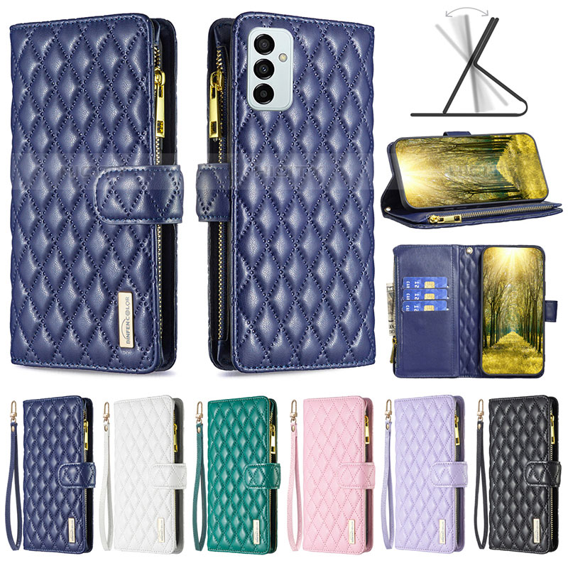 Funda de Cuero Cartera con Soporte Carcasa B12F para Samsung Galaxy M23 5G