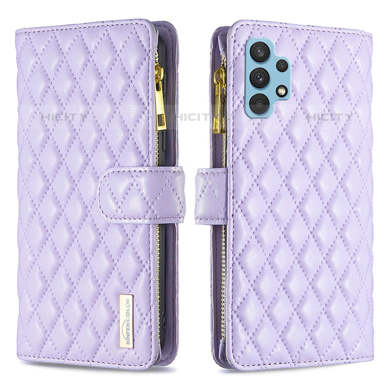 Funda de Cuero Cartera con Soporte Carcasa B12F para Samsung Galaxy M32 5G