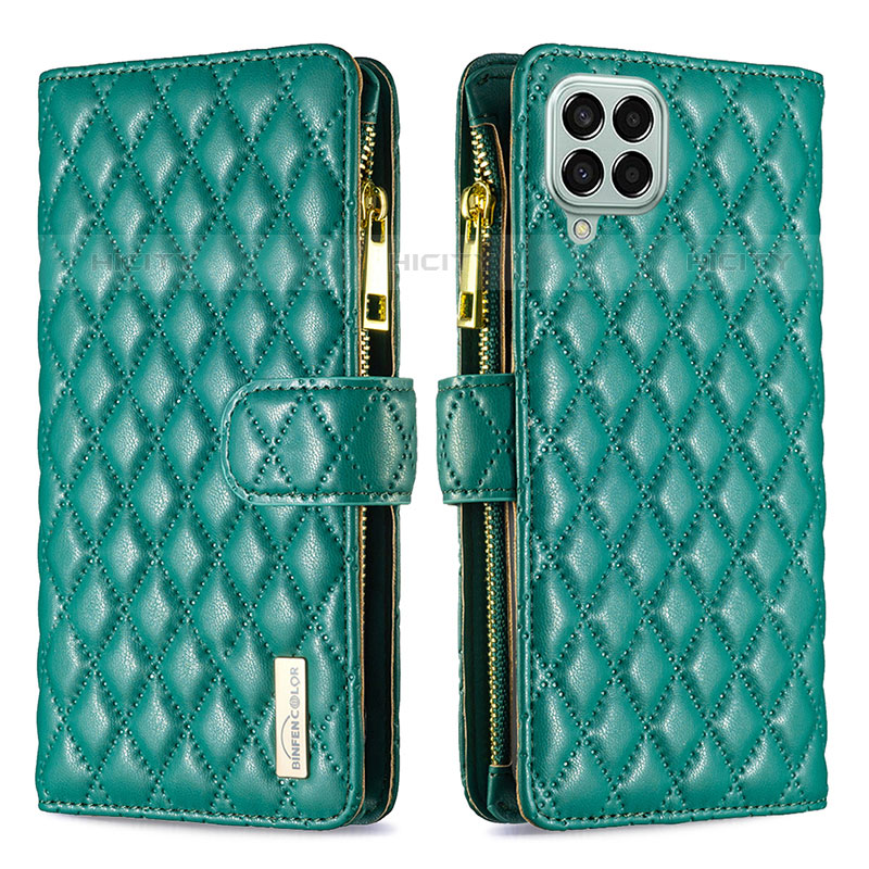 Funda de Cuero Cartera con Soporte Carcasa B12F para Samsung Galaxy M33 5G