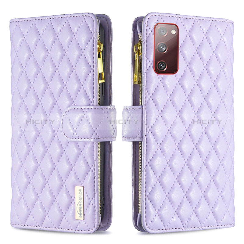 Funda de Cuero Cartera con Soporte Carcasa B12F para Samsung Galaxy S20 FE (2022) 5G