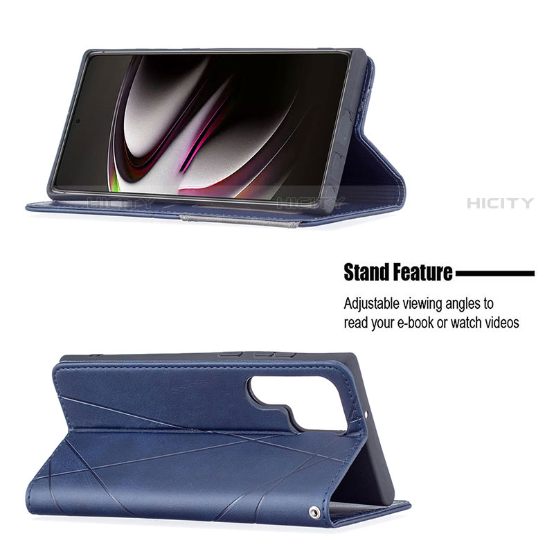 Funda de Cuero Cartera con Soporte Carcasa B12F para Samsung Galaxy S21 Ultra 5G