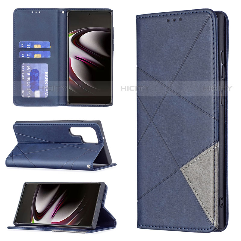 Funda de Cuero Cartera con Soporte Carcasa B12F para Samsung Galaxy S22 Ultra 5G