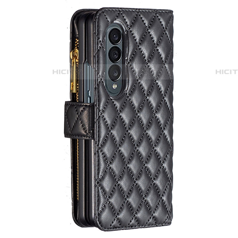 Funda de Cuero Cartera con Soporte Carcasa B12F para Samsung Galaxy Z Fold4 5G