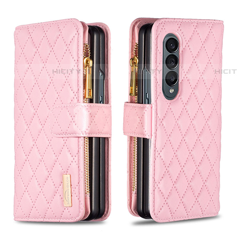 Funda de Cuero Cartera con Soporte Carcasa B12F para Samsung Galaxy Z Fold4 5G