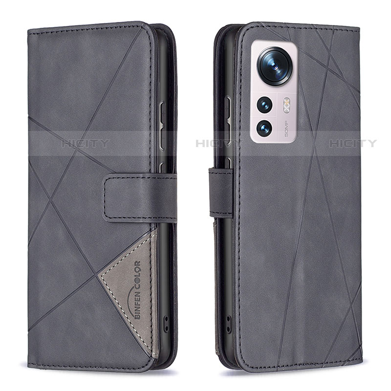 Funda de Cuero Cartera con Soporte Carcasa B12F para Xiaomi Mi 12S Pro 5G