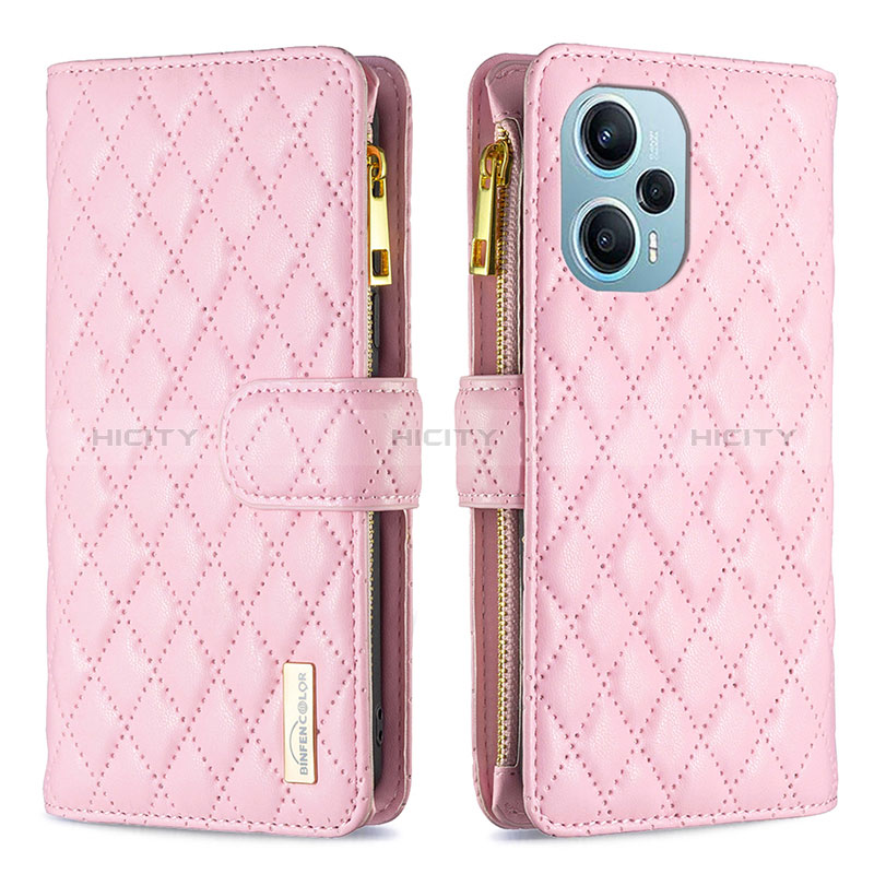 Funda de Cuero Cartera con Soporte Carcasa B12F para Xiaomi Poco F5 5G