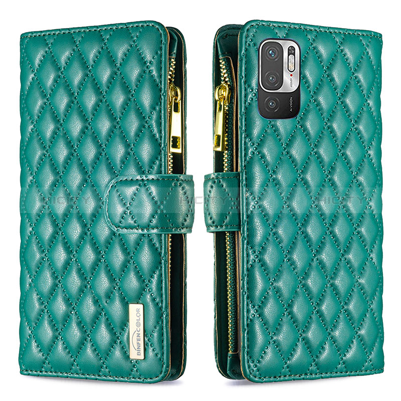 Funda de Cuero Cartera con Soporte Carcasa B12F para Xiaomi POCO M3 Pro 5G