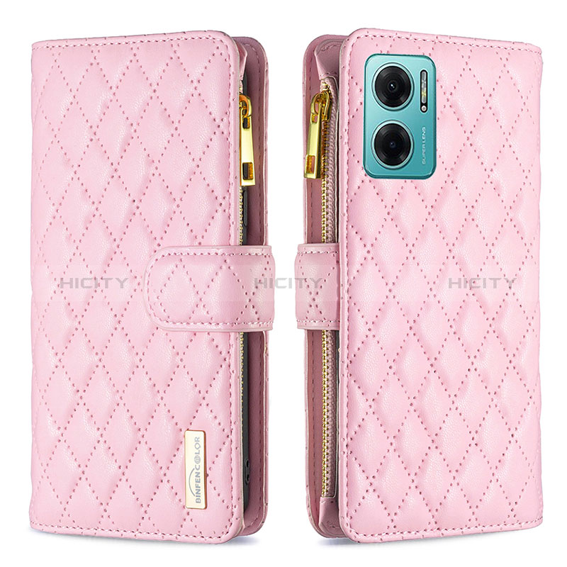 Funda de Cuero Cartera con Soporte Carcasa B12F para Xiaomi Redmi 10 5G