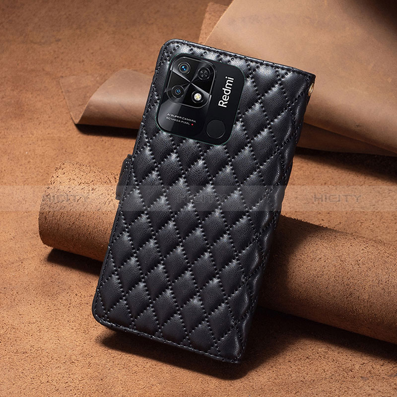 Funda de Cuero Cartera con Soporte Carcasa B12F para Xiaomi Redmi 10 India