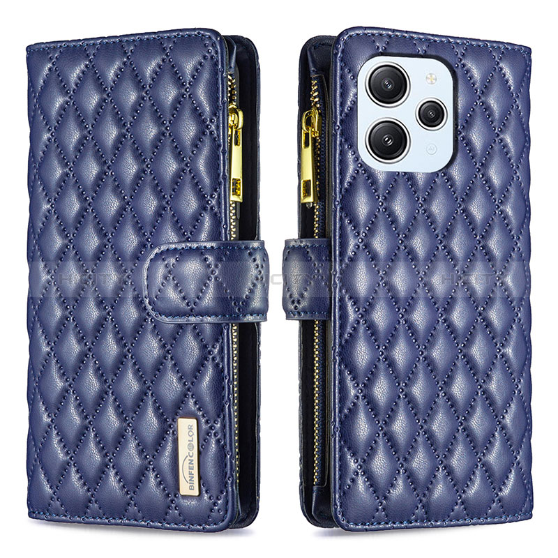 Funda de Cuero Cartera con Soporte Carcasa B12F para Xiaomi Redmi 12 4G