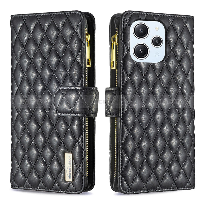 Funda de Cuero Cartera con Soporte Carcasa B12F para Xiaomi Redmi 12 4G