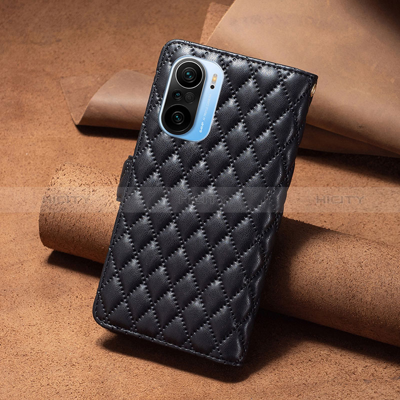 Funda de Cuero Cartera con Soporte Carcasa B12F para Xiaomi Redmi K40 5G