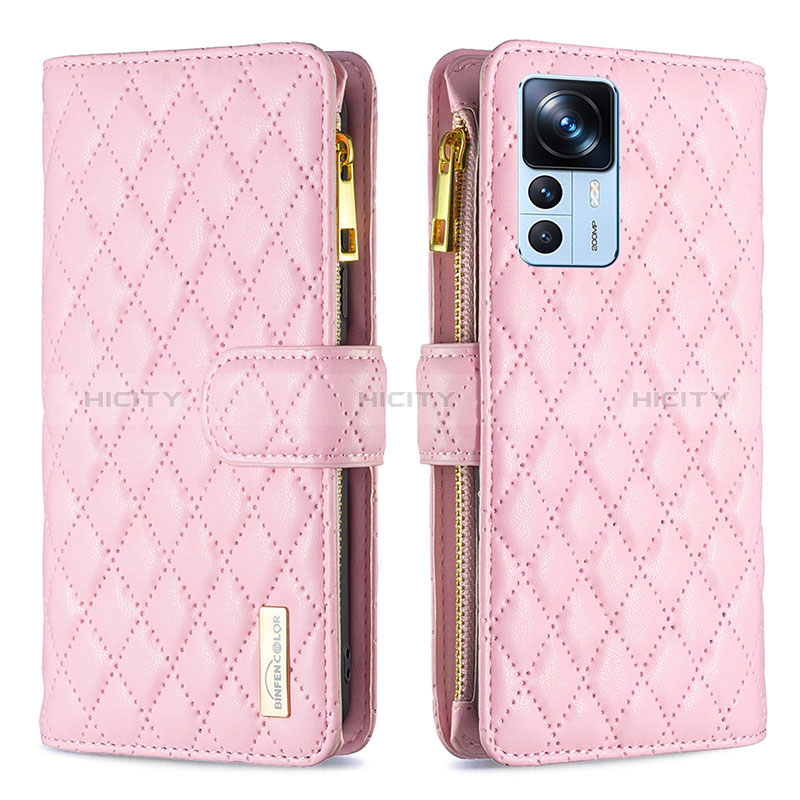 Funda de Cuero Cartera con Soporte Carcasa B12F para Xiaomi Redmi K50 Ultra 5G