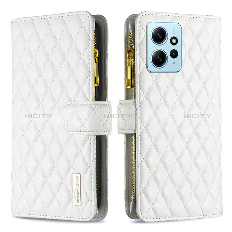 Funda de Cuero Cartera con Soporte Carcasa B12F para Xiaomi Redmi Note 12 4G