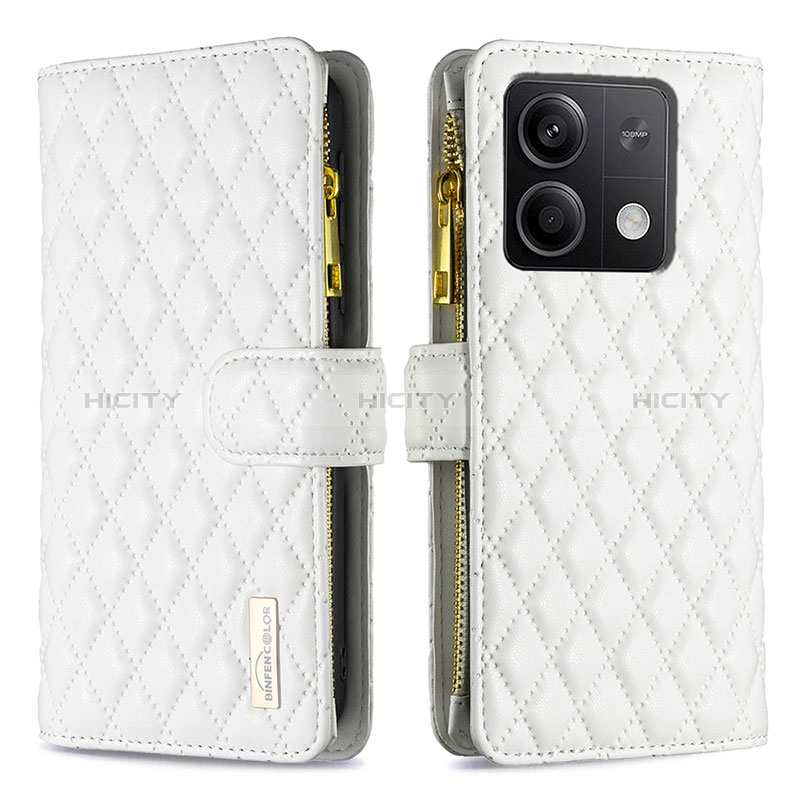 Funda de Cuero Cartera con Soporte Carcasa B12F para Xiaomi Redmi Note 13 5G