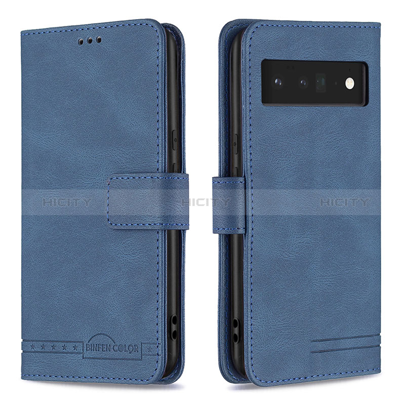 Funda de Cuero Cartera con Soporte Carcasa B13F para Google Pixel 6 Pro 5G