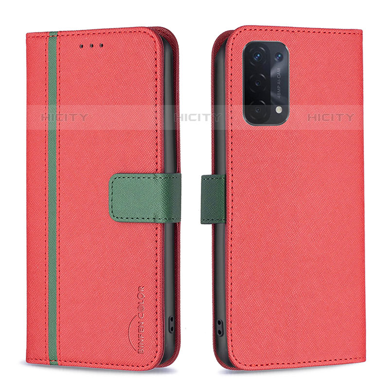 Funda de Cuero Cartera con Soporte Carcasa B13F para OnePlus Nord N200 5G