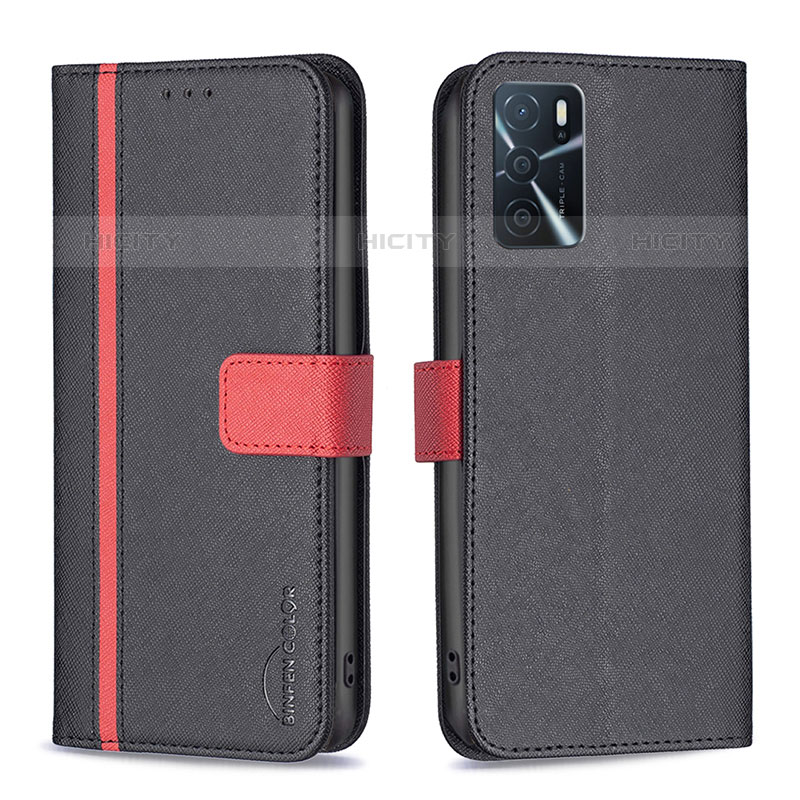 Funda de Cuero Cartera con Soporte Carcasa B13F para Oppo A16s