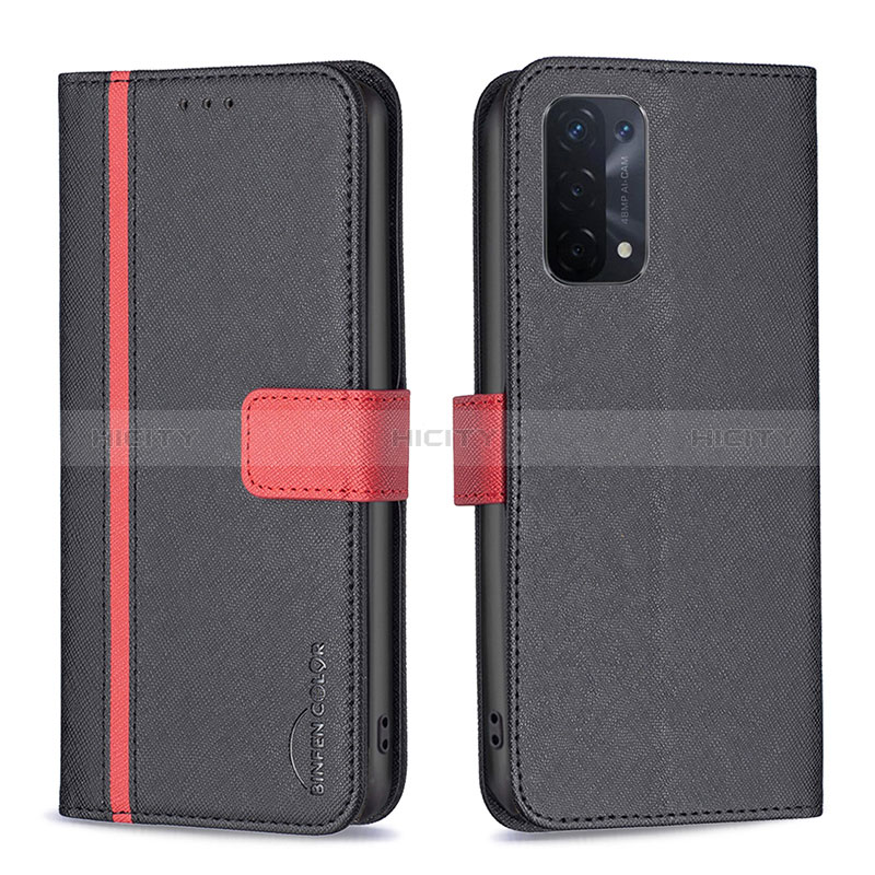 Funda de Cuero Cartera con Soporte Carcasa B13F para Oppo A54 5G