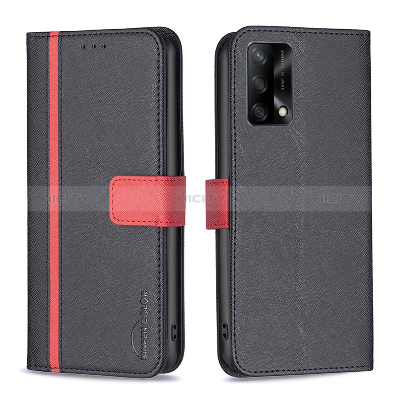 Funda de Cuero Cartera con Soporte Carcasa B13F para Oppo A95 4G