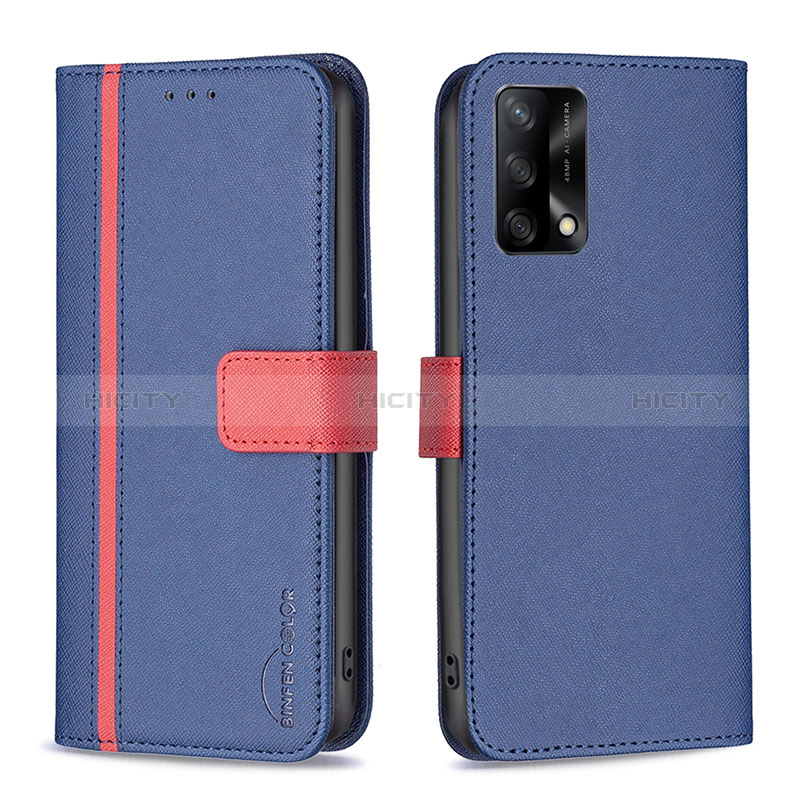 Funda de Cuero Cartera con Soporte Carcasa B13F para Oppo A95 4G