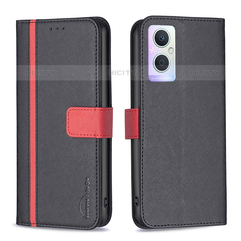 Funda de Cuero Cartera con Soporte Carcasa B13F para Oppo F21 Pro 5G