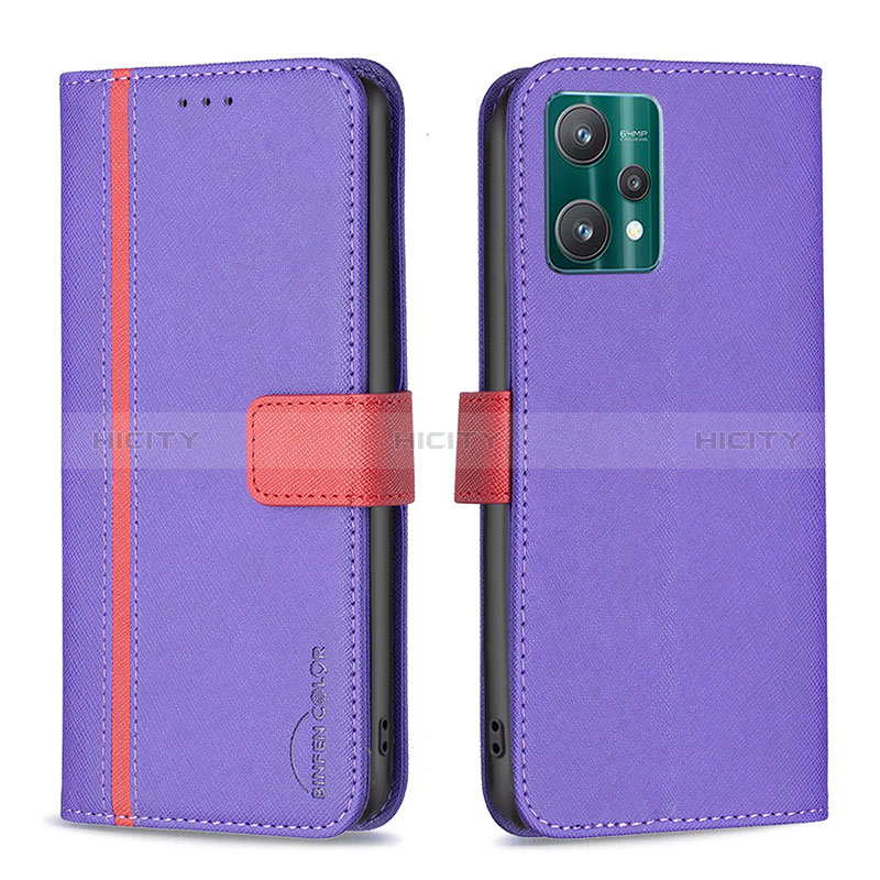 Funda de Cuero Cartera con Soporte Carcasa B13F para Realme 9 5G