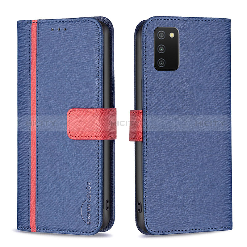 Funda de Cuero Cartera con Soporte Carcasa B13F para Samsung Galaxy A02s