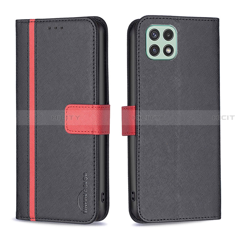 Funda de Cuero Cartera con Soporte Carcasa B13F para Samsung Galaxy A22 5G