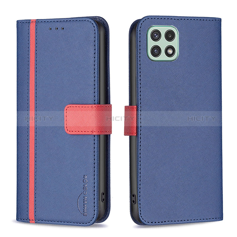 Funda de Cuero Cartera con Soporte Carcasa B13F para Samsung Galaxy A22s 5G