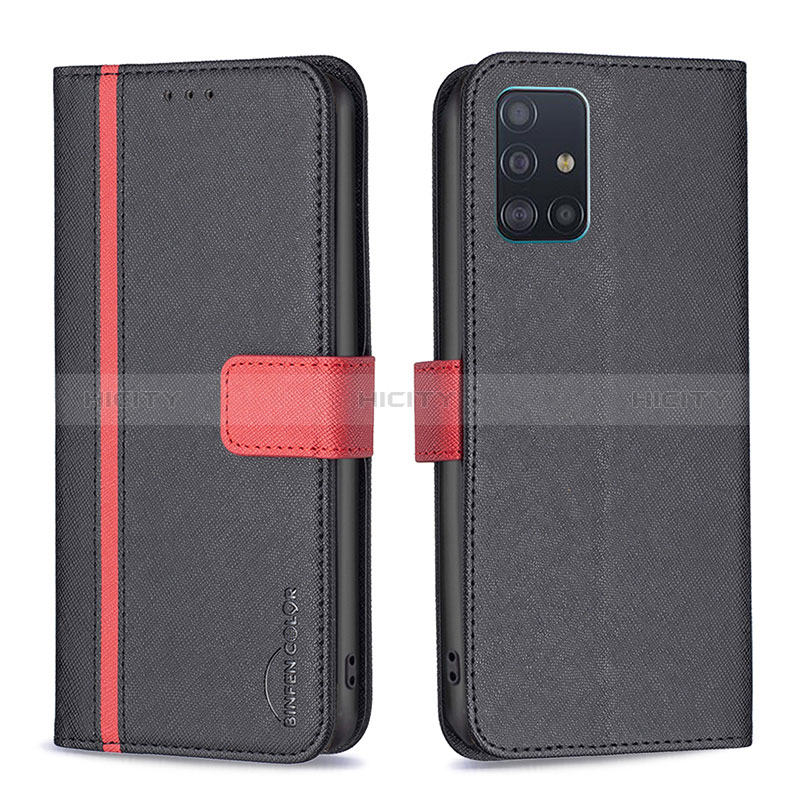 Funda de Cuero Cartera con Soporte Carcasa B13F para Samsung Galaxy A51 4G