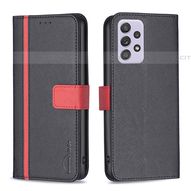 Funda de Cuero Cartera con Soporte Carcasa B13F para Samsung Galaxy A52 4G