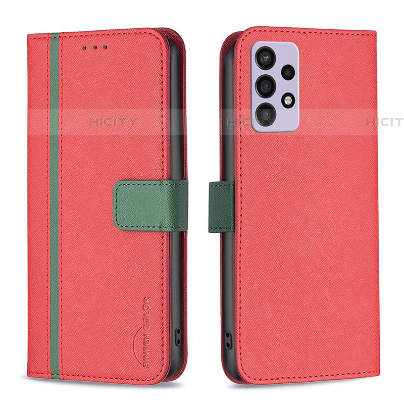 Funda de Cuero Cartera con Soporte Carcasa B13F para Samsung Galaxy A72 4G