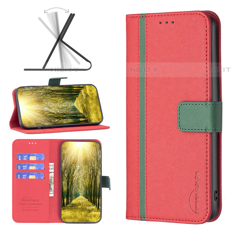 Funda de Cuero Cartera con Soporte Carcasa B13F para Samsung Galaxy F04